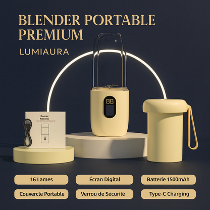🥤 Mini Mixeur USB LumiAura™ – Faites vos smoothies partout, facilement
