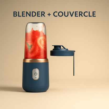 🥤 Mini Mixeur USB LumiAura™ – Faites vos smoothies partout, facilement