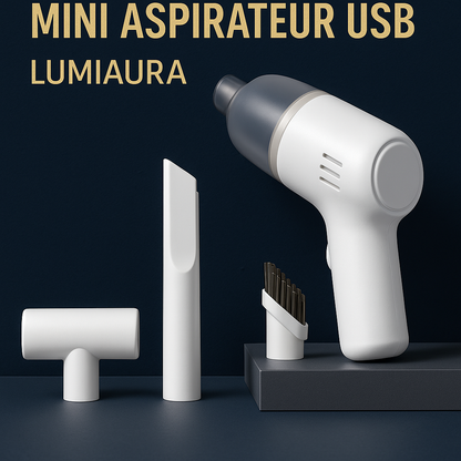 🧹 Mini Aspirateur USB LumiAura™ – Le nettoyage rapide et efficace
