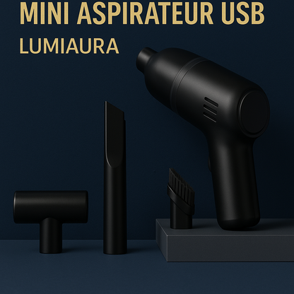 🧹 Mini Aspirateur USB LumiAura™ – Le nettoyage rapide et efficace