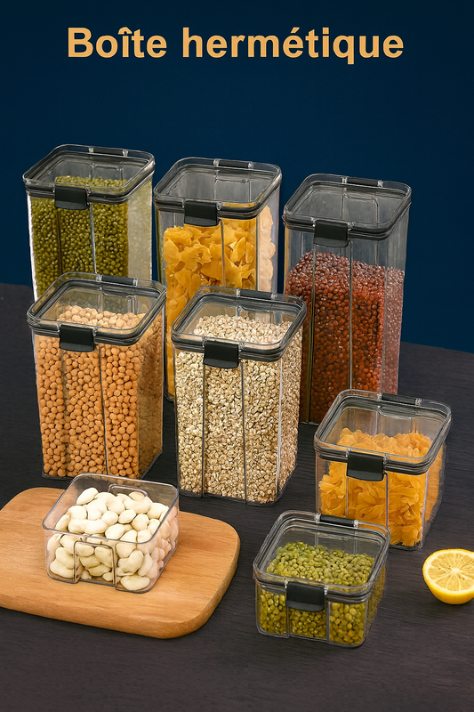 🍝 Boîte Hermétique LumiAura™ – Conservez vos aliments plus longtemps