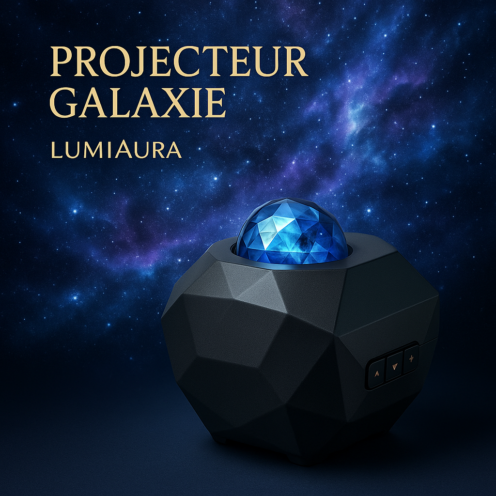 🌌 Projecteur Galaxie – LumiAura™